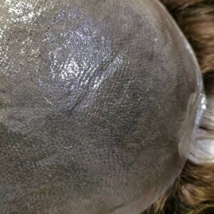 toupet da uomo-base con capelli naturali-modello-HS1V thin skin-vista-base-particolare