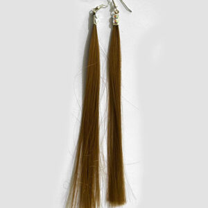 Orecchini castani in capelli in fibra sintetica - Ital Capelli Shop Prodotti professionali parrucchieri barbieri centri estetici