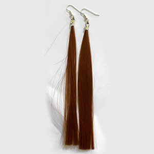 Orecchini marroni in capelli in fibra sintetica - Ital Capelli Shop Prodotti professionali parrucchieri barbieri centri estetici